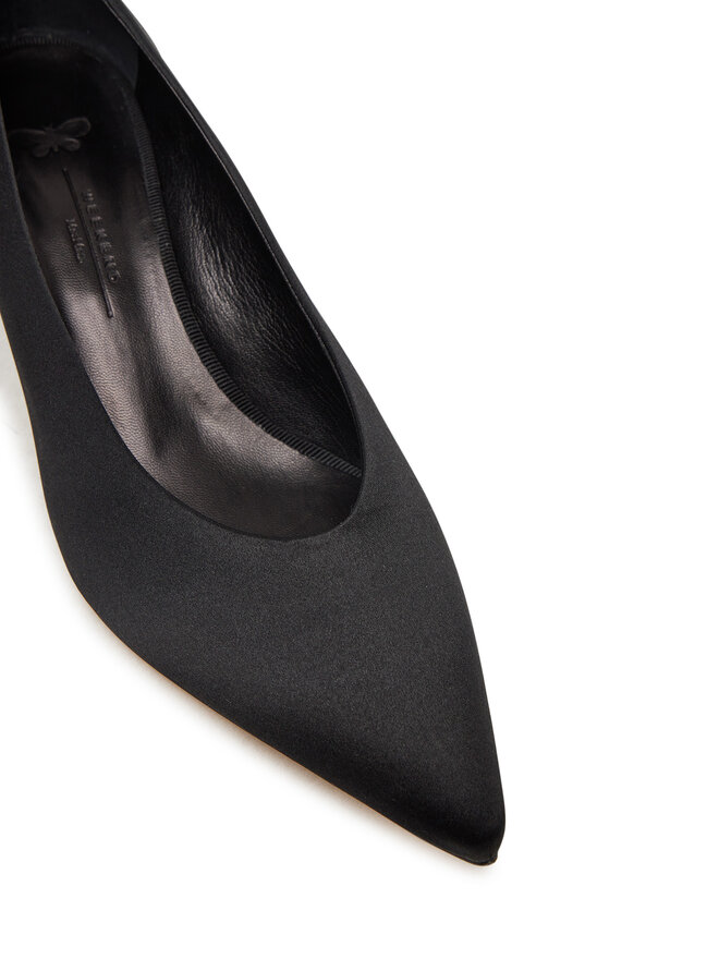 Weekend Max Mara Обувки Weekend Max Mara Renzasatin 2515521055600 Черен