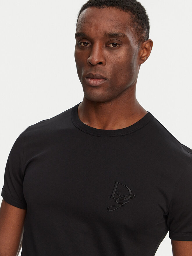 Dolce&Gabbana Dolce&Gabbana T-Shirt G8RN8Z G7N4Q Μαύρο Regular Fit