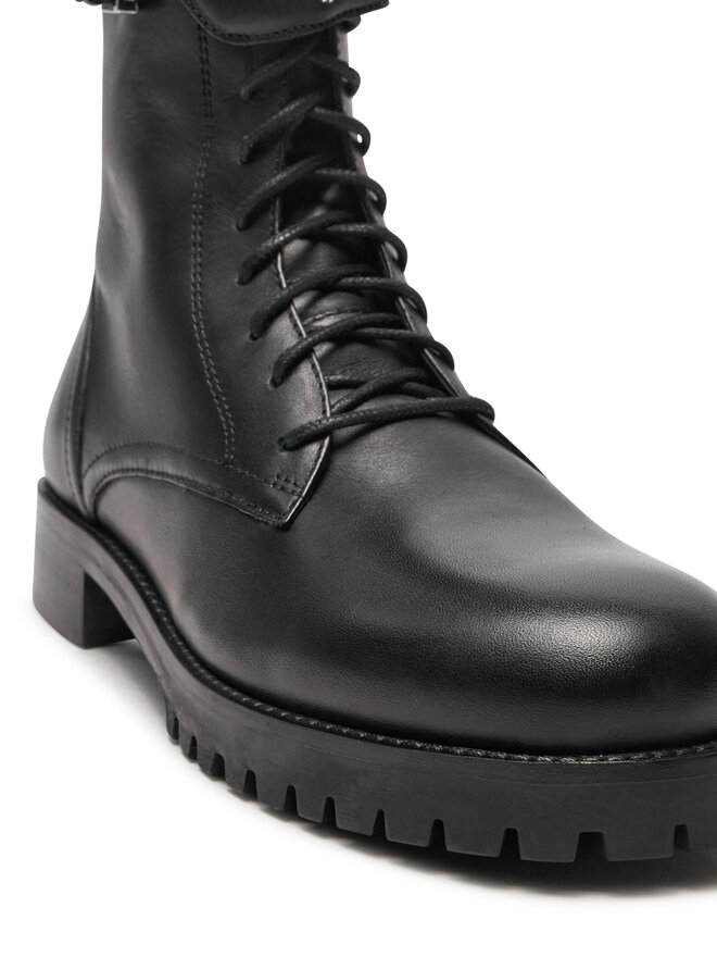 Patrizia Pepe Īsie zābaki Patrizia Pepe 8Y0080/L078-K103 Melns