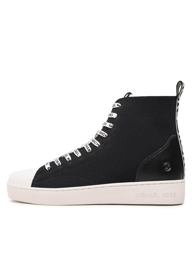 MICHAEL Michael Kors Laisvalaikio batai MICHAEL Michael Kors Edie Knit High Top 43S3NVFS1D Juoda