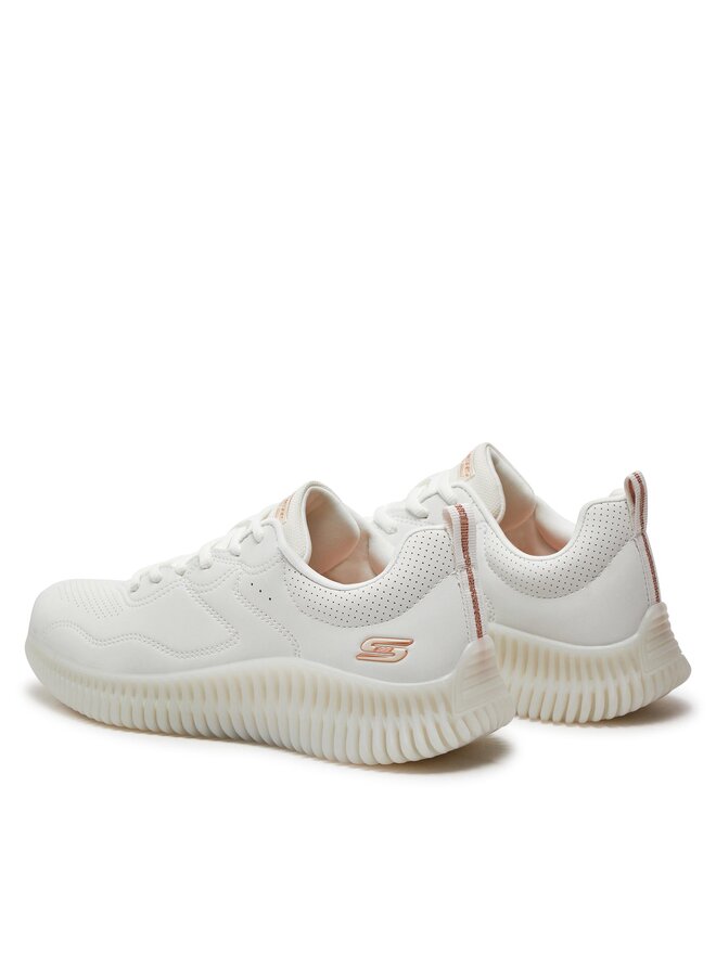 Skechers Sneakersy Skechers Bobs Geo-How Marvelous 117422/OFWT Biały