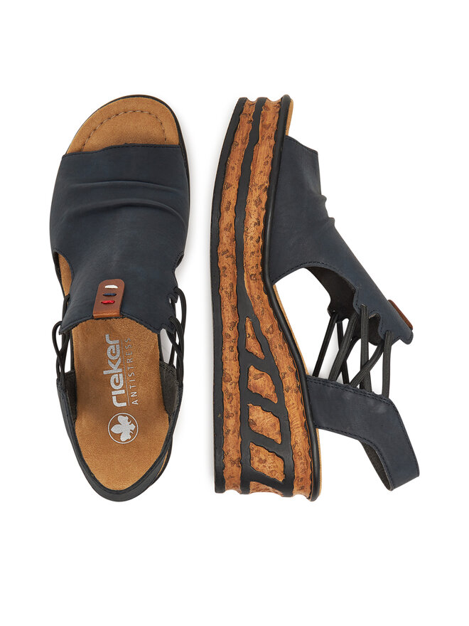Rieker Sandale Rieker 68175-14 Tamnoplava