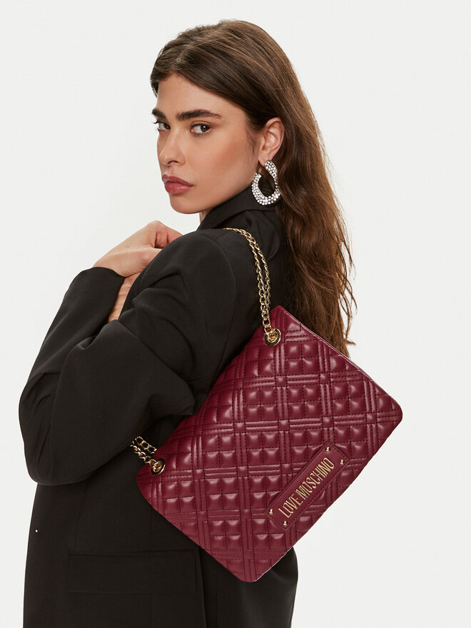 LOVE MOSCHINO Torbica LOVE MOSCHINO JC4014PP1LLA0552 Tamnocrvena