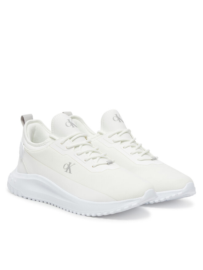 Calvin Klein Jeans Αθλητικά Calvin Klein Jeans Eva Runner Tech Ripstop YM0YM01203 Λευκό