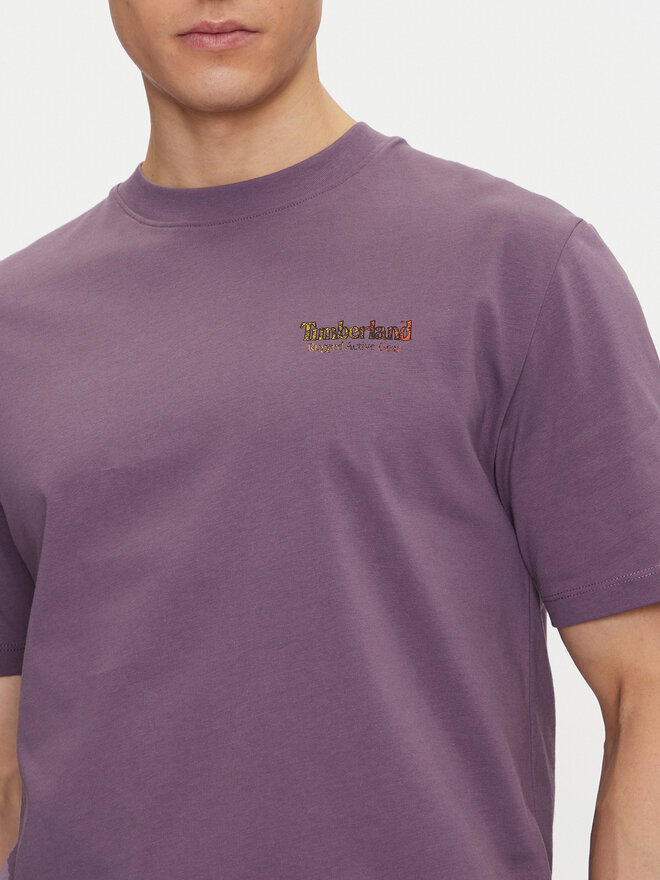Timberland Timberland Marškinėliai TB0A6DMA Violetinė Regular Fit