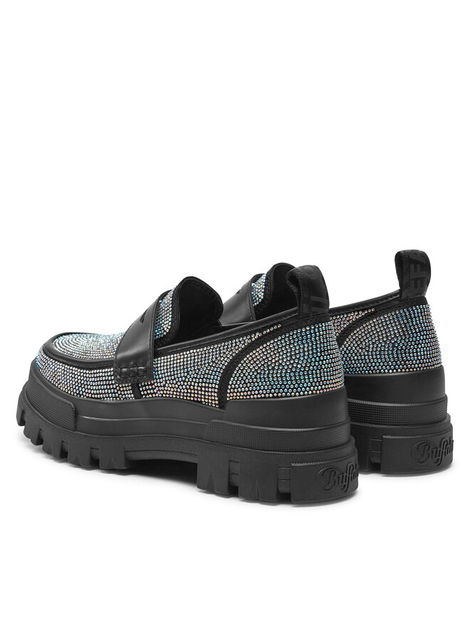 Buffalo Loafersy Buffalo Aspha Loafer 1624064 Czarny