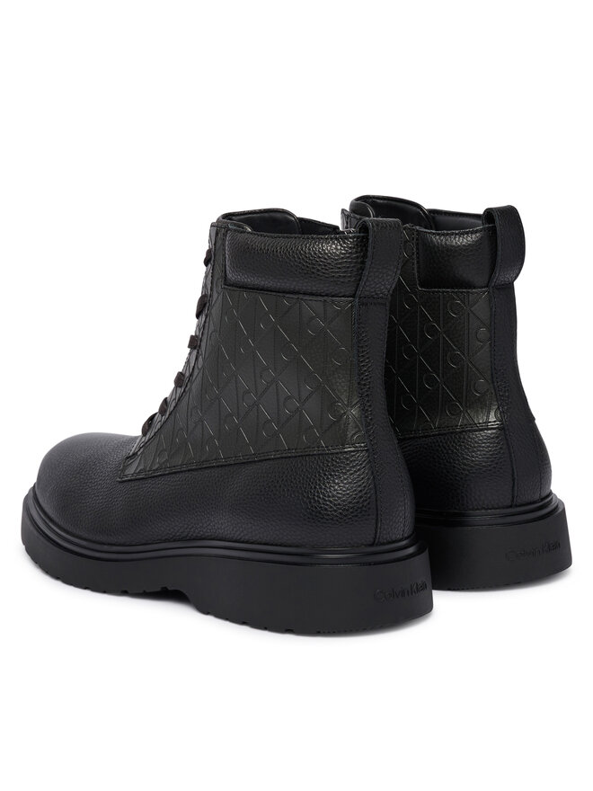 Calvin Klein Schnürschuhe Calvin Klein Combat Ess HM0HM02244 Schwarz