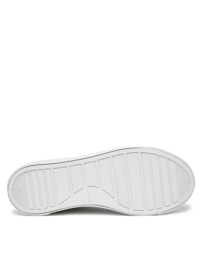 Calvin Klein Sneakersy Calvin Klein Cupsole Lace Up W/Ml HW0HW02288 Biały