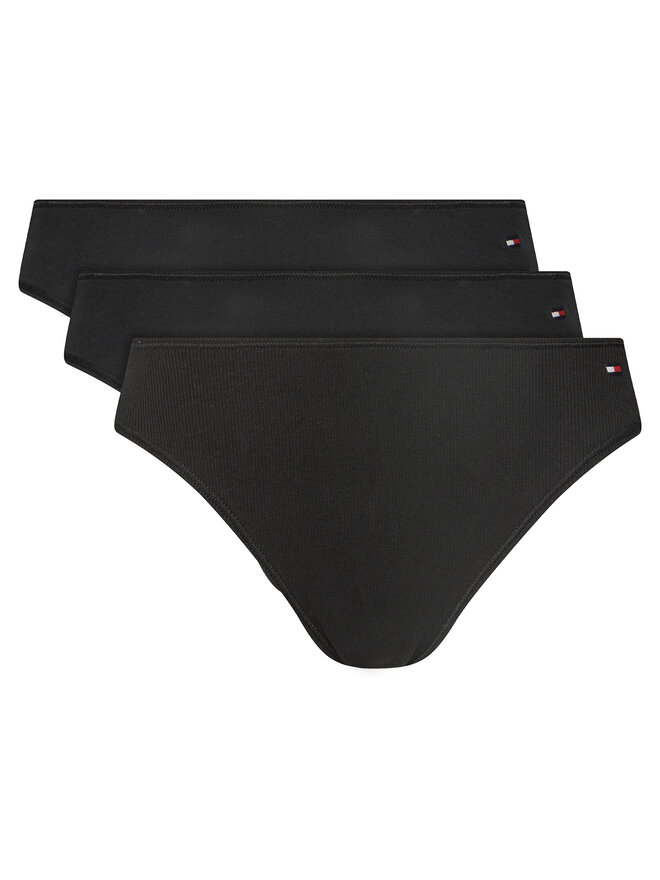 Tommy Hilfiger Tommy Hilfiger Набір з 3 пар бразилійських трусів UW0UW05968 Чорний