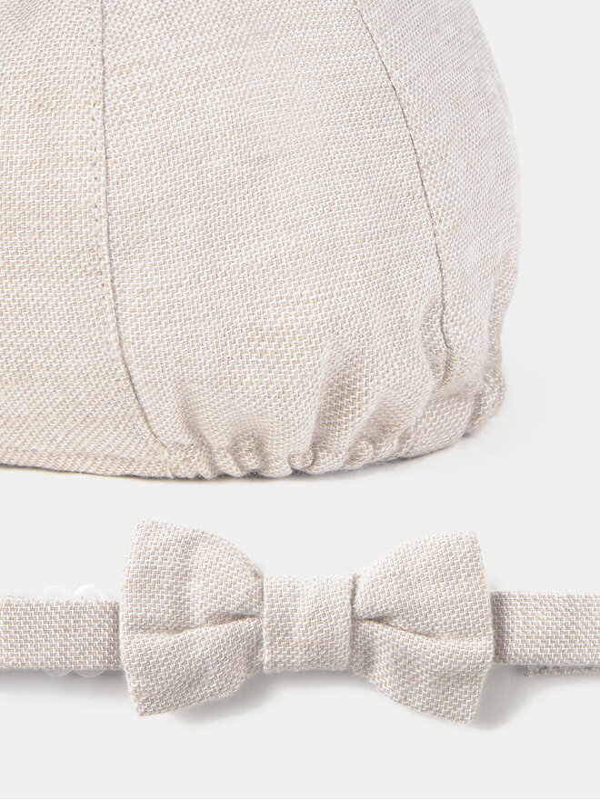 Mayoral Komplett Set Mütze und Fliege Mayoral 9879 Beige