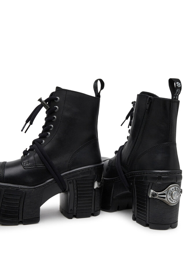 NEW ROCK Schnürschuhe NEW ROCK M-TM001-C4 Schwarz