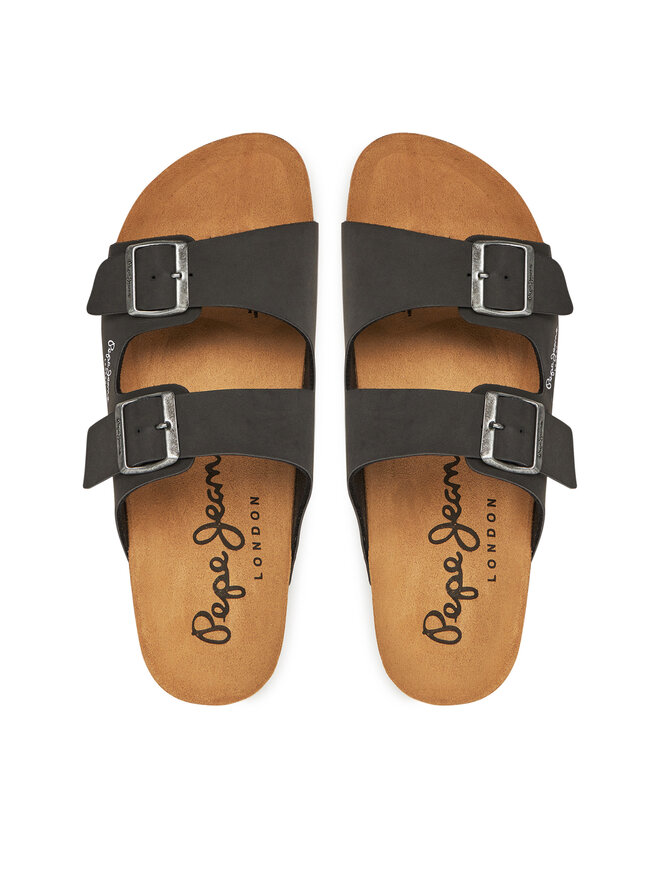 Pepe Jeans Şlapi Pepe Jeans PMS80003 Negru