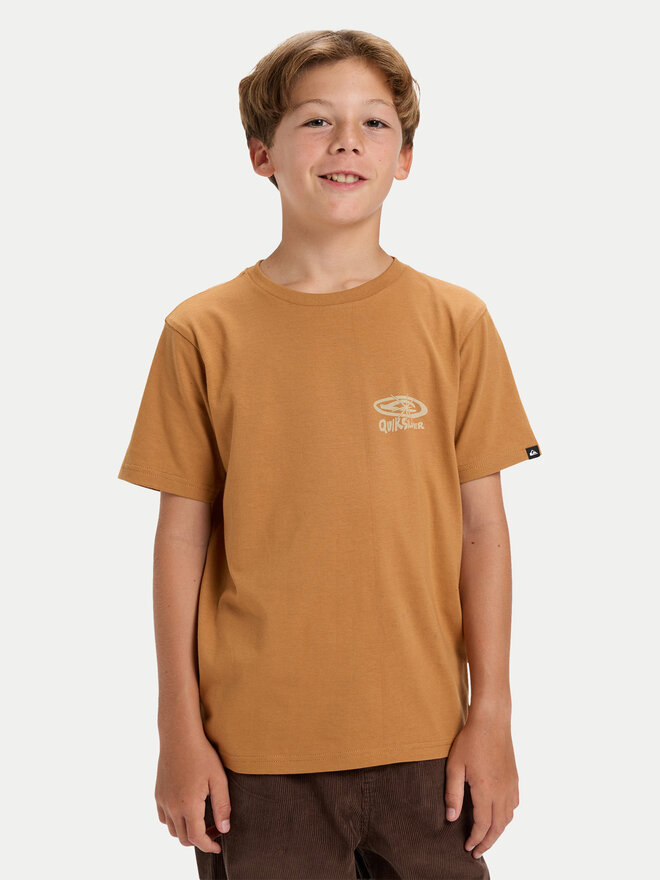 Quiksilver Quiksilver T-Shirt Hw Snaky Ways EQBZT04912 Braun Regular Fit