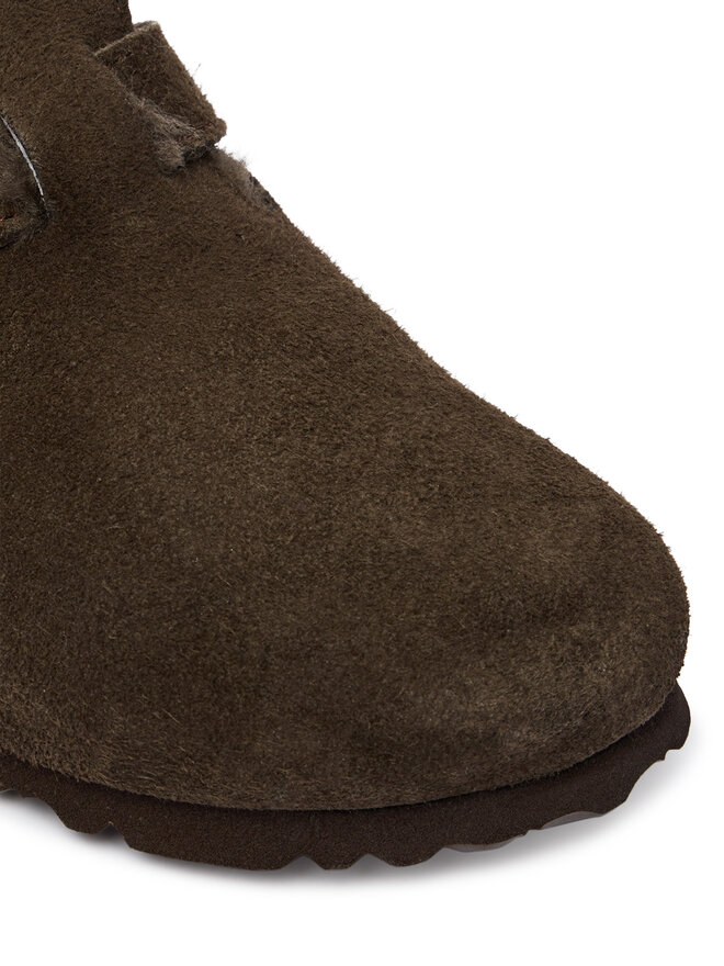 Birkenstock Pantoletten Birkenstock Boston Fur 1020529 Braun