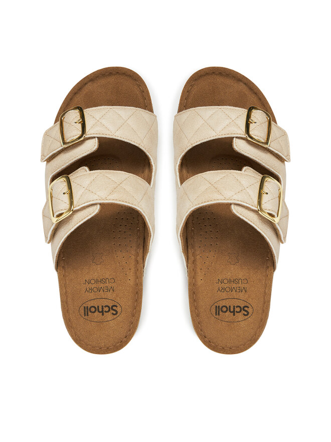 Scholl Šľapky Scholl Bora 2 Straps Béžová