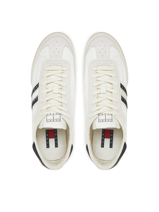 Tommy Jeans Sneakersy Tommy Jeans Tjm Retro Runner Cleated EM0EM01527 Biały