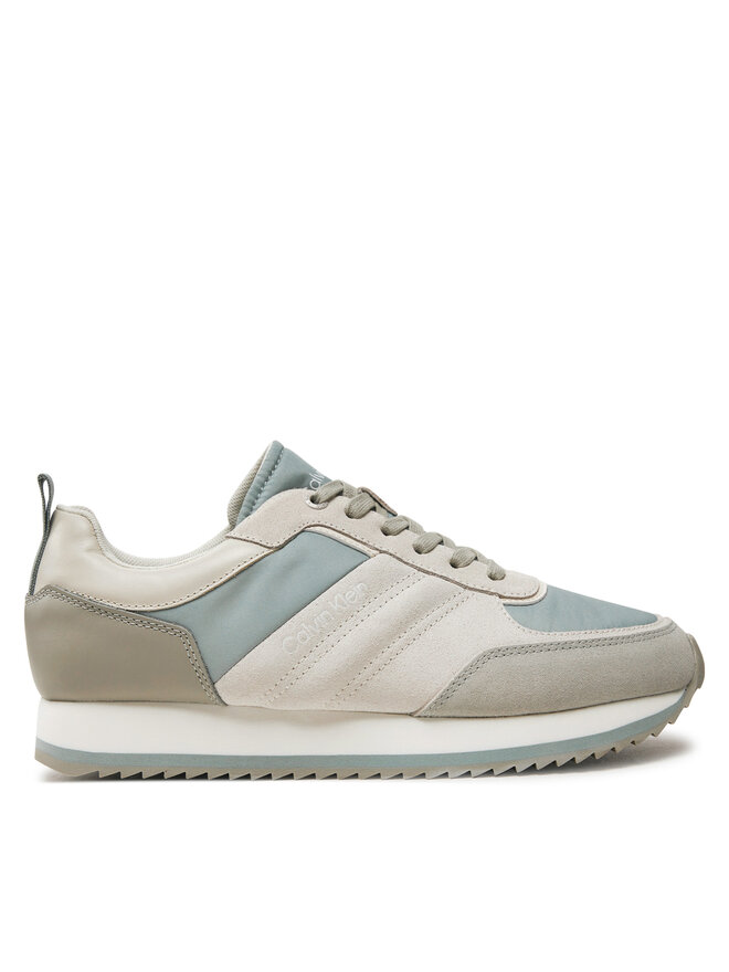 Calvin Klein Sneakers Calvin Klein Low Top Lace Up Mix HM0HM01495 Grigio