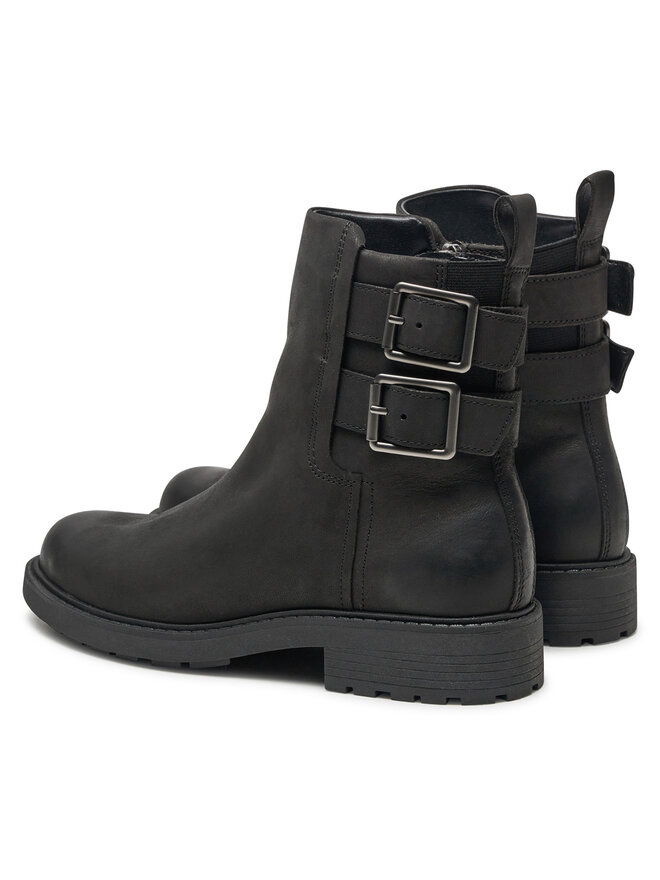 Clarks Polokozačky Clarks Orinoco 2 Bay 26178858 Černá