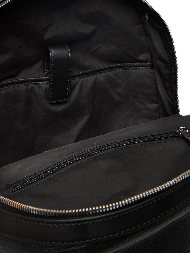 Tommy Hilfiger Σακίδιο Tommy Hilfiger Th Business Leather Backpack AM0AM13641 Μαύρο