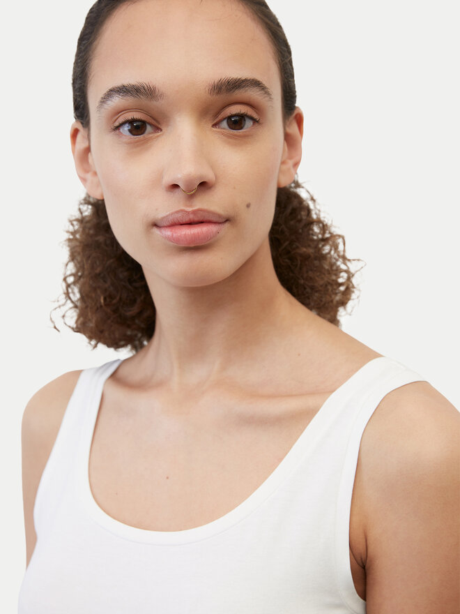 Marc O'Polo Marc O'Polo Top B01 2001 50001 Blanco Regular Fit
