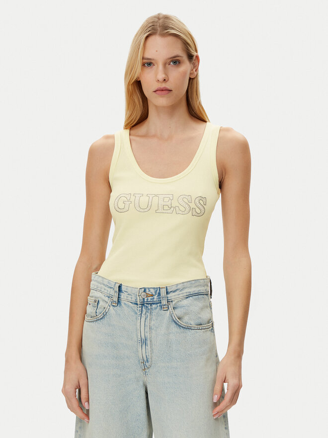 Guess Guess Top W5GP29 KA0H1 Amarillo Regular Fit