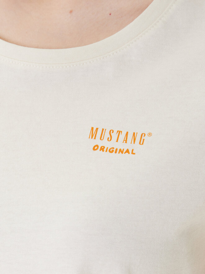 Mustang Mustang Marškinėliai Alma 1016155 Balta Regular Fit