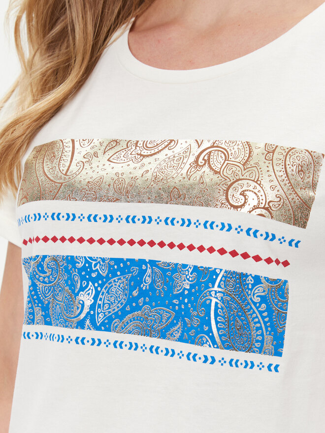 Cream Cream T-Shirt Tuna 10610058 Λευκό Relaxed Fit