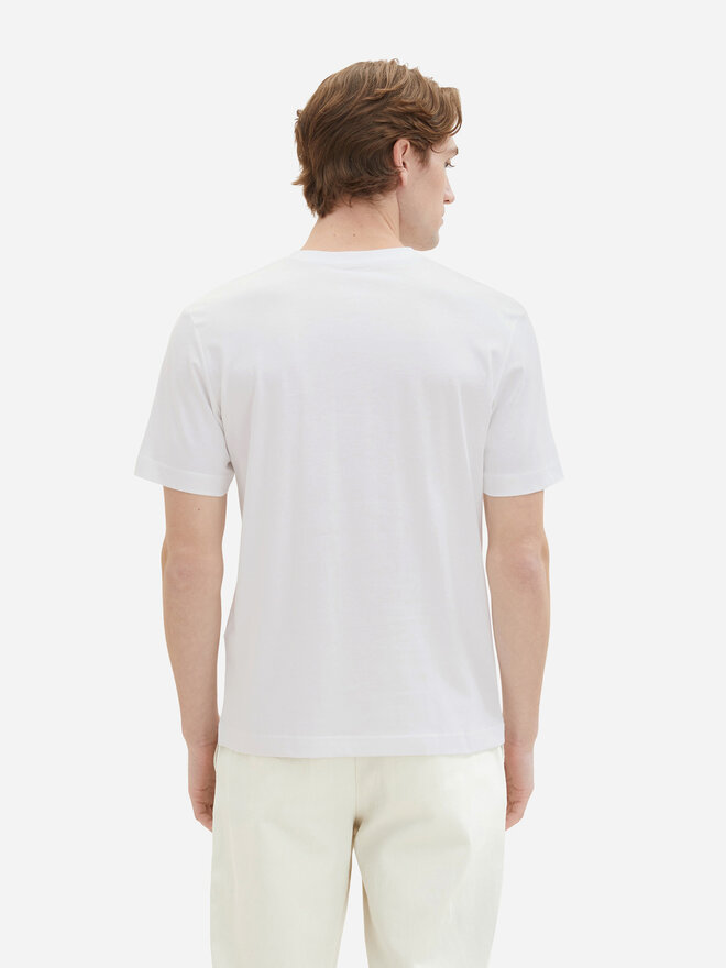 Tom Tailor Tom Tailor 2 marškinėlių komplektas 1037741 Balta Regular Fit