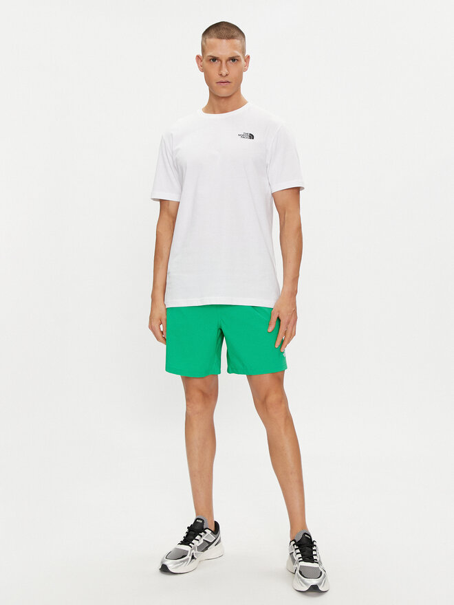 The North Face The North Face Marškinėliai Redbox NF0A87NV Balta Regular Fit
