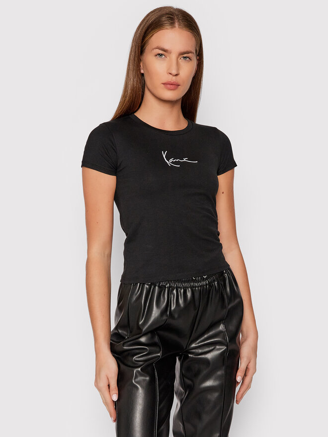 Karl Kani Karl Kani Marškinėliai Small Signature 6138528 Juoda Regular Fit