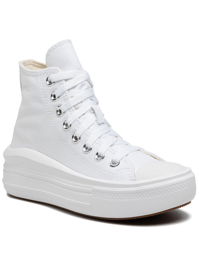 Converse Plátěnky Converse Chuck Taylor All Star Move Platform 568498C Bílá