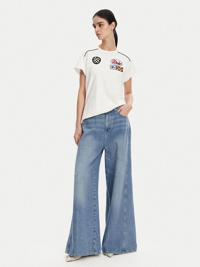PINKO PINKO T-Shirt 105270 A2ME Weiß Regular Fit
