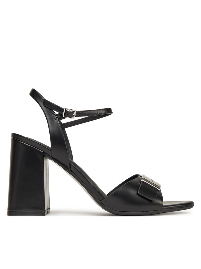 Calvin Klein Σανδάλια Calvin Klein Heel Sandal 85 W/Ck Hw - Lth HW0HW02485 Μαύρο