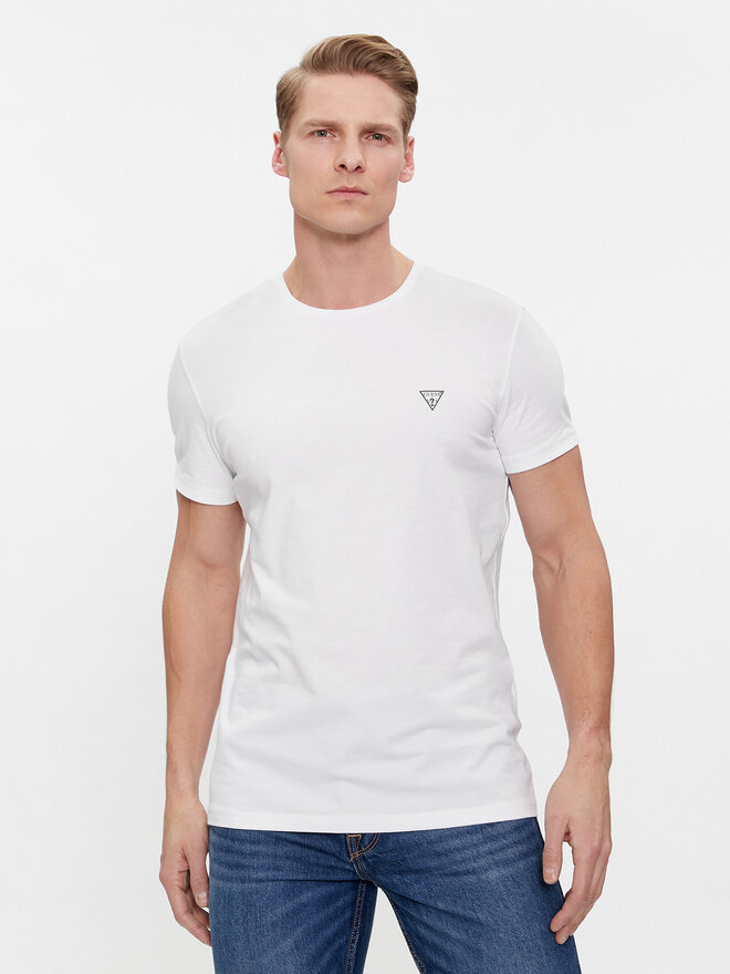 Guess Guess Σετ 2 T-Shirts U97G02 KCD31 Λευκό Regular Fit