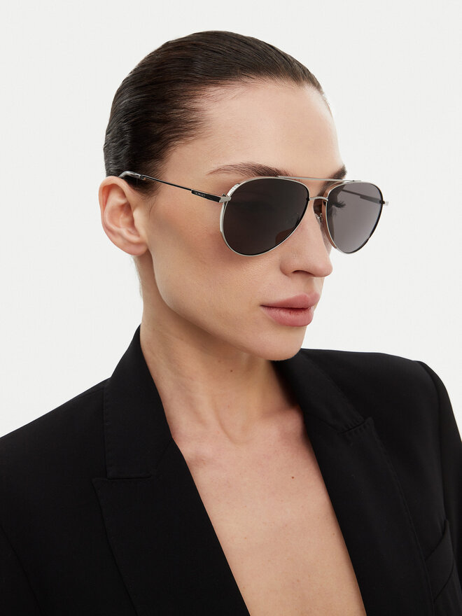 Trussardi Okulary przeciwsłoneczne Trussardi TSM3015 Srebrny