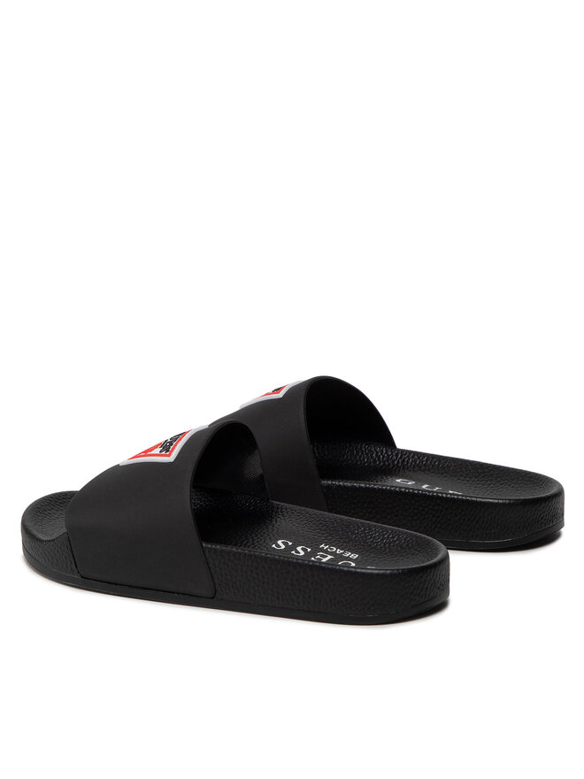 Guess Pantoletten Guess Beach Slippers E2GZ00 BB00F Schwarz
