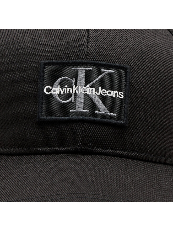 Calvin Klein Jeans Czapka z daszkiem Calvin Klein Jeans Mono Logo Patch Cap K50K512149 Czarny