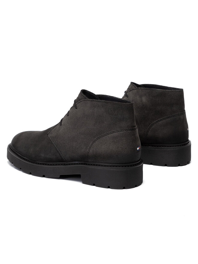 Tommy Hilfiger Schnürschuhe Tommy Hilfiger Suede Clea Desert Boot FM0FM02533 Grau