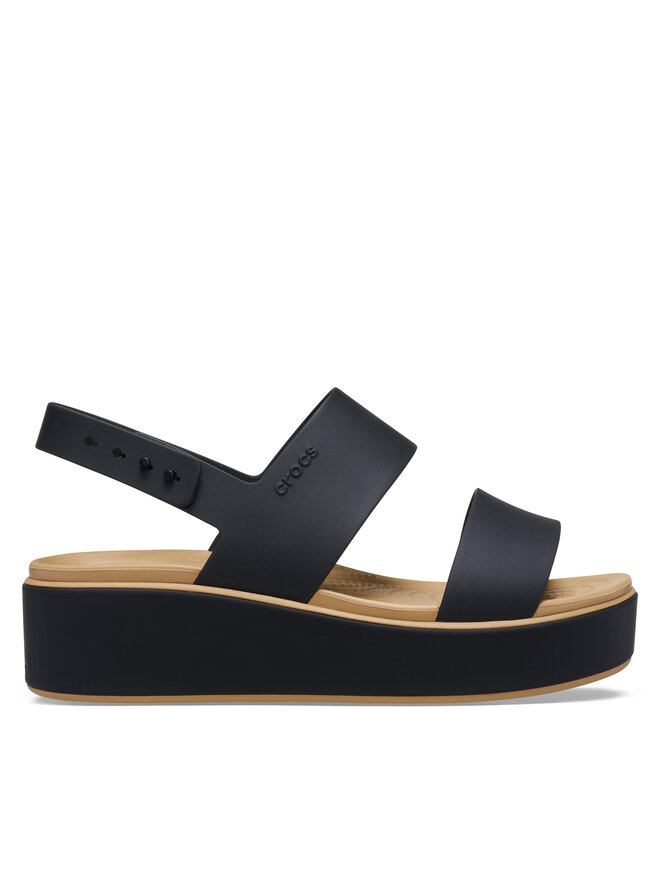 Crocs Sandalen Crocs Brooklyn Matte Wrap Low Wedge 211802 Schwarz