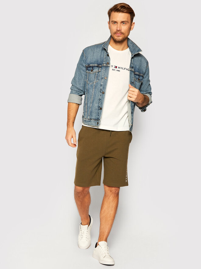 Tommy Hilfiger Tommy Hilfiger Футболка Core Logo Tee MW0MW11465 Білий Regular Fit