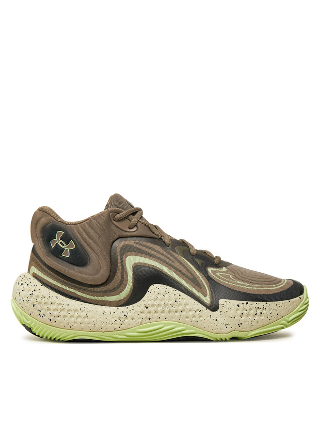 Under Armour Krepšinio batai Under Armour Ua Spawn 6 Mid Camo 3028338-200 Pilka