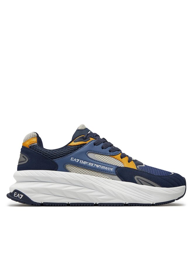 EA7 Emporio Armani Sneakersy EA7 Emporio Armani X8X178 XK382 T673 Tmavomodrá