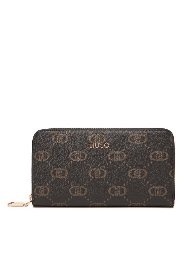 Liu Jo Великий жіночий гаманець Liu Jo Ecs Xl Zip Around AF5170 E0668 Коричневий
