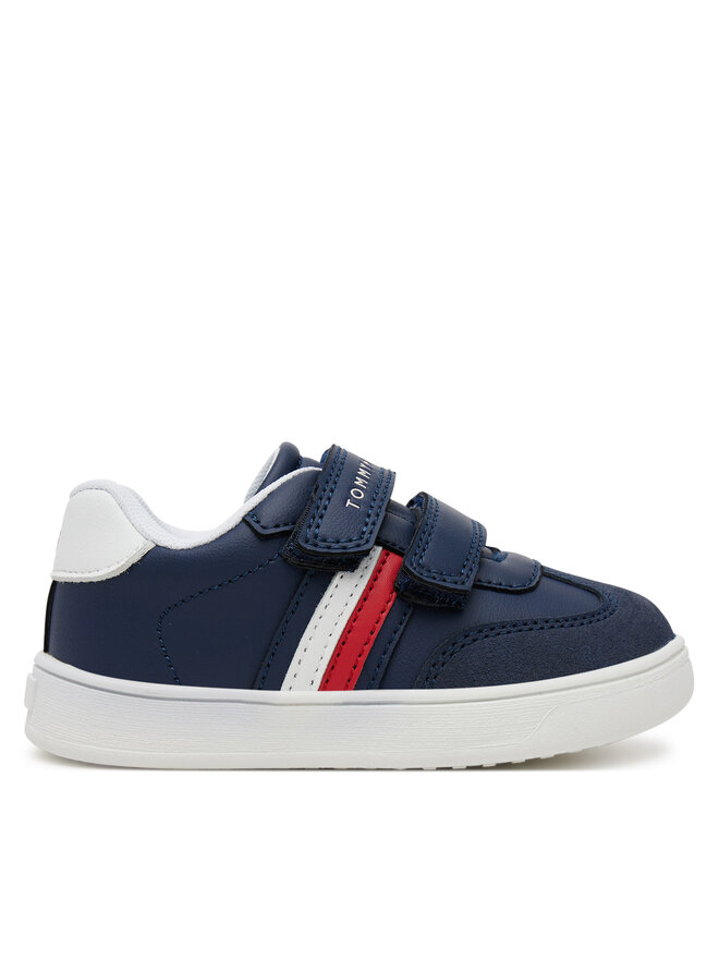 Tommy Hilfiger Sneakers Tommy Hilfiger Stripes Low Cut Lace Velcro Sneaker T1X9-33840-1269 M Dunkelblau