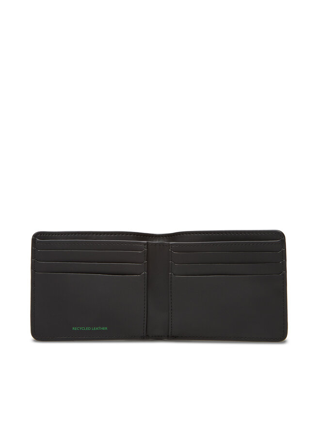 Tommy Jeans Veľká pánska peňaženka Tommy Jeans Tjm Heritage Leather Cc Wallet AM0AM13409 Čierna