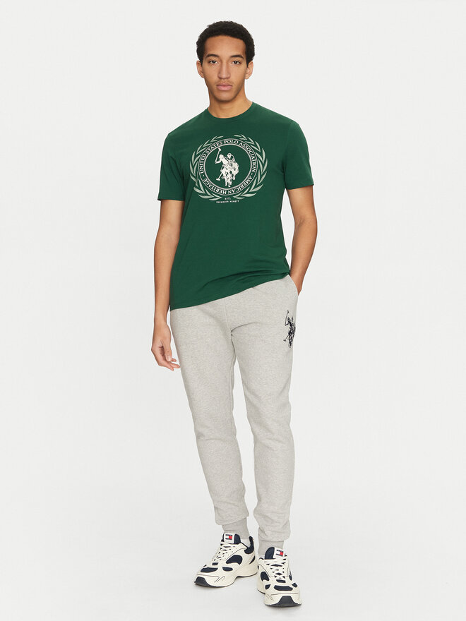 U.S. Polo Assn. U.S. Polo Assn. Marškinėliai MUP3641 Žalia Regular Fit