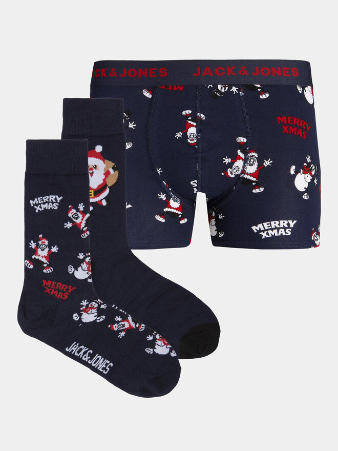 Jack&Jones Junior Jack&Jones Junior Bokszer és zokni szett 12246668 Sötétkék
