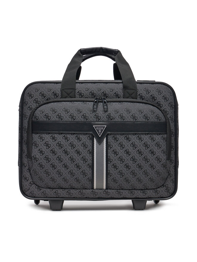 Guess Самолетен куфар за ръчен багаж Guess TMNAST P5143 Черен
