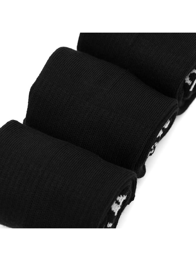 Reebok Set di 3 paia di calzini lunghi unisex Reebok R0427-SS24 (3-pack) Nero