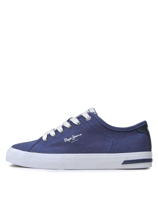 Pepe Jeans Sneakers aus Stoff Pepe Jeans Kenton Road W PLS31440 Dunkelblau
